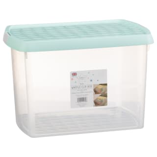 A4 Deep Waffle Clip Box 21.5L - Mint