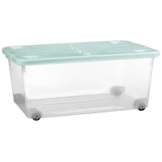 Storage Box With Wheels 45L - Mint