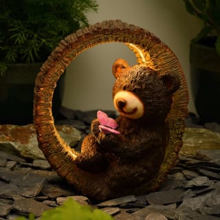 Bear In Solar Loop - Dark Brown