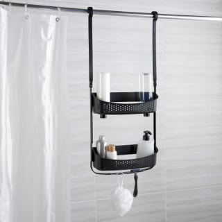 417093-2-tier-shower-storage-caddy-black