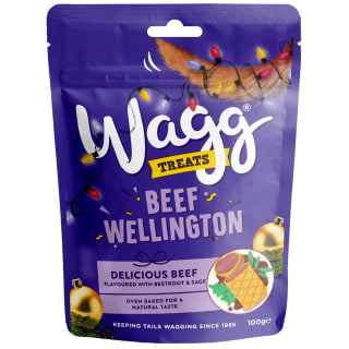 Wagg Dog Treats 100g - Beef Wellington