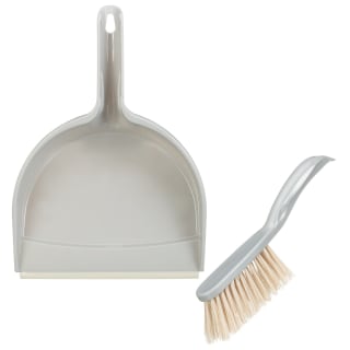 Dust Pan & Brush - Grey