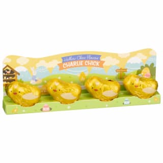 Easter Hollow Choc Figures 4pk - Charlie Chick