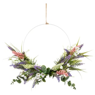 Floral Hoop Wreath