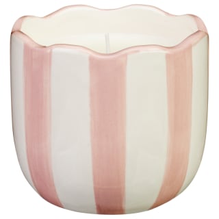 Striped Candle - Pink