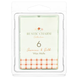 Rustic Charm Wax Melts 6pk - Jasmine & Silk