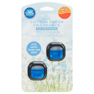 Air Scents Car Air Freshener 2pk - Cotton Fresh