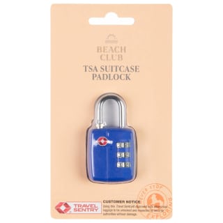 Beach Club TSA Suitcase Padlock