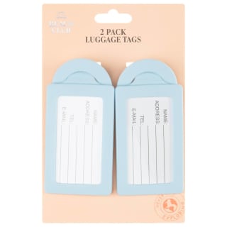 Luggage Tags 2pk - Blue