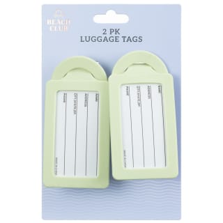Luggage Tags 2pk - Green