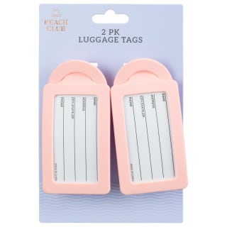 Luggage Tags 2pk - Pink
