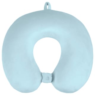 Memory Foam Travel Pillow - Blue