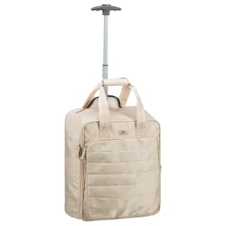 Bordlite Womens Under the Seat Bag with Wheels - Cream