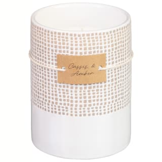 Large Ceramic Textured Candle