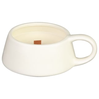 Mug Style Woodwick Candle - White