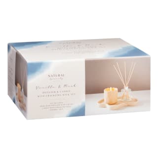 Diffuser & Candle Set On Puddle Shaped Tray 100ml