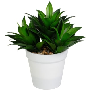 Artificial Plant in White Pot