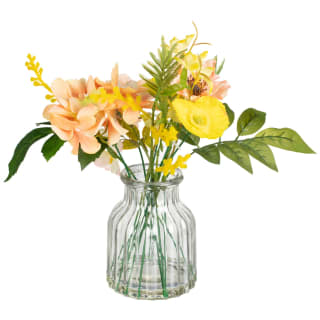 418096-foliage-in-ribbed-glass-vase
