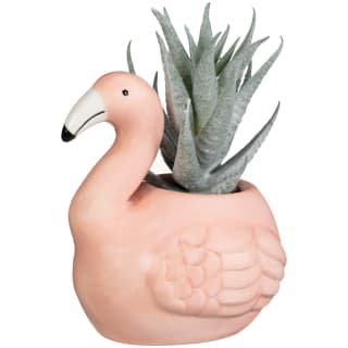 Foliage in Flamingo Pot