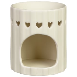 Cut Out Heart Oil Burner - Natural