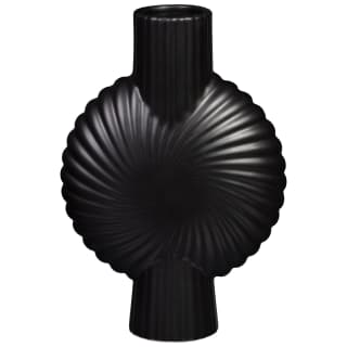 Black Swirly Effect Ceramic Vase