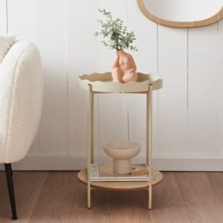 Home Collection 2 Tier Side Table - Sage