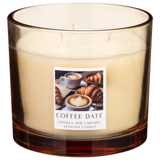 Coffee Date Scented Candle 625g - Vanilla & Caramel