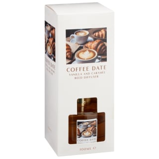 Coffee Date Reed Diffuser 100ml - Vanilla & Caramel
