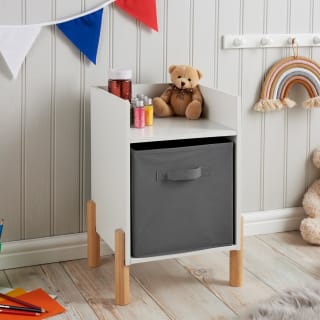 Kids Home Bedside Unit & 1 Basket