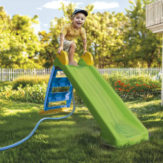 Outdoor Slide with Water Jet