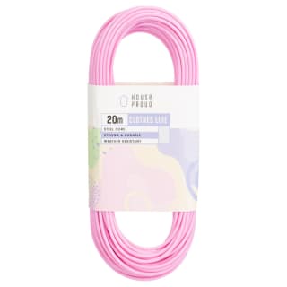 Houseproud Clothes Line 20m - Pink