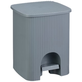 Ribbed Pedal Bin 6L