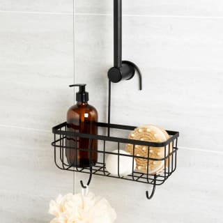 Black Hanging Bathroom Caddy