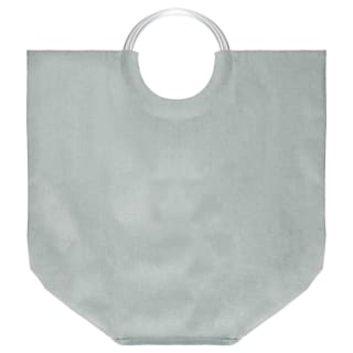 Laundry Bag with Metal Ring Handle - Grey