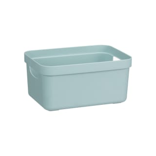 Medium Rectangular Storage Tub with Handles - Sage