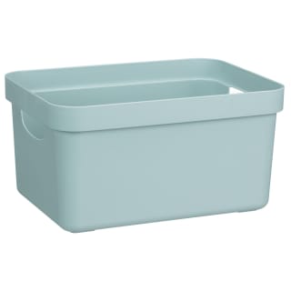 Large Rectangular Storage Tub with Handles - Sage