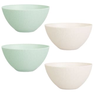 Small Speckled Picnic Bowls 4pk - Cream & Sage