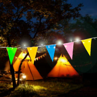 Outdoor Adventure Light Up Bunting 5m