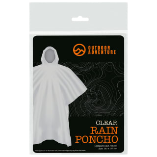 Outdoor Adventure Clear Rain Poncho
