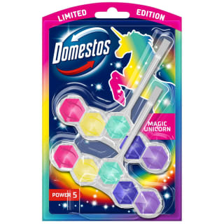 Domestos Power 5 Rim Blocks 2pk - Magic Unicorn
