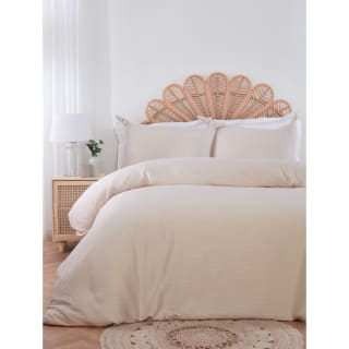 Home Collection Athena Double Duvet Set - Natural