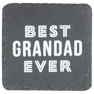 Father's Day Slate Grandad Coaster - Best Grandad Ever