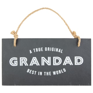 Father's Day Grandad Plaque - Best in the World