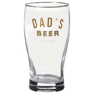Father's Day Beer Glass - Dad's Beer