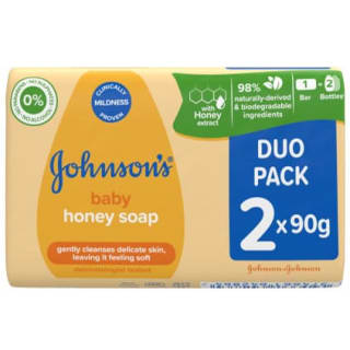 Johnson's Baby Soap 2 x 90g - Honey