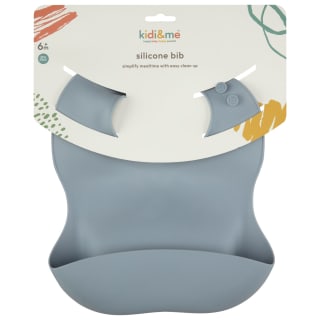 Silicone Bib - Blue