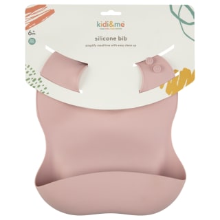 Silicone Bib - Pink