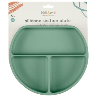 Silicone Section Plate - Green