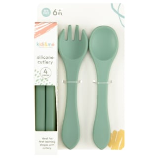 Silicone Cutlery - Green