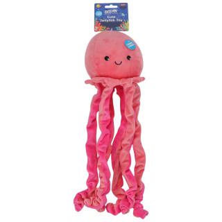 Ocean Adventures Jellyfish Dog Toy - Pink